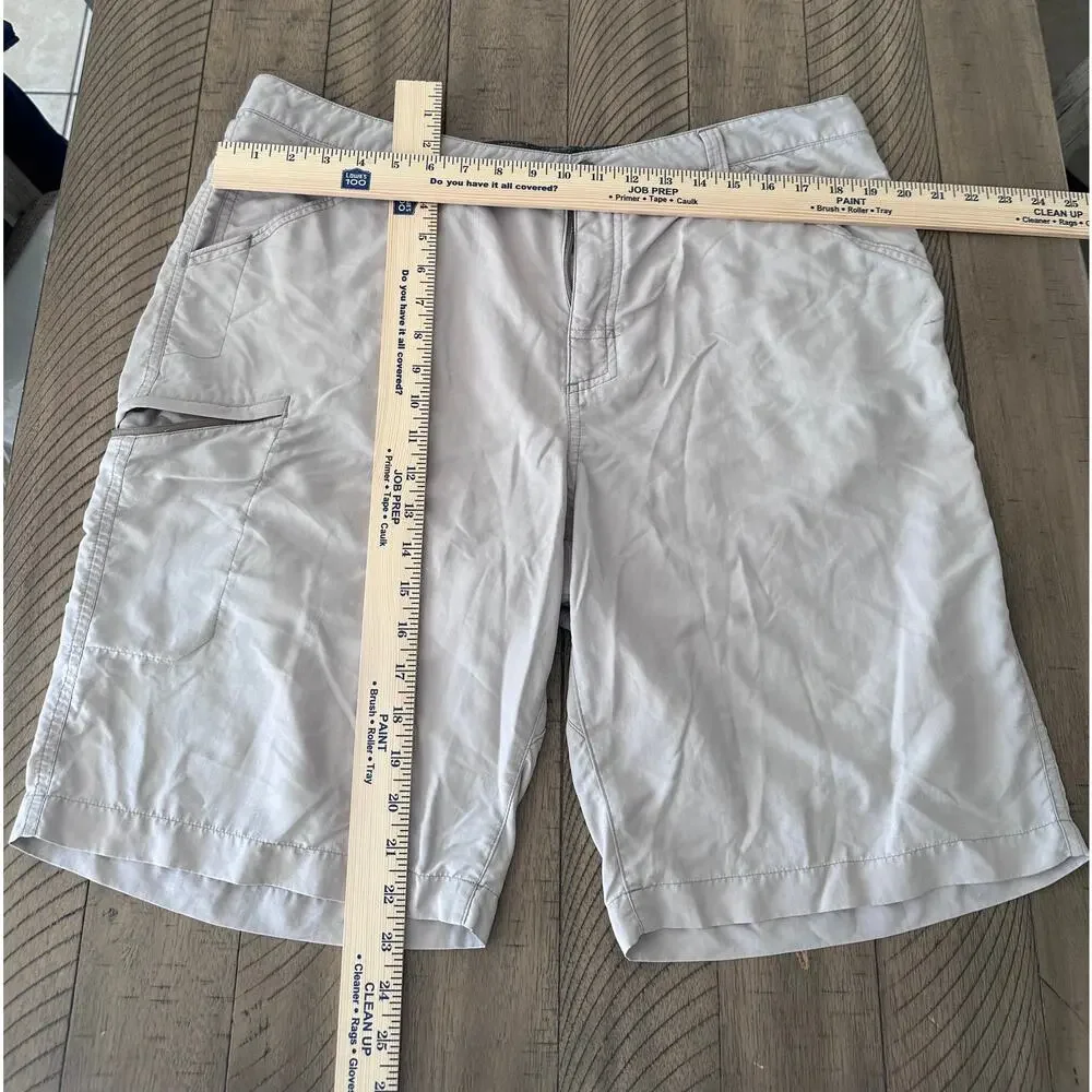 Mountain Hardwear Men's Gray Hiking Cargo Shorts Size 38 Outdoor Utility